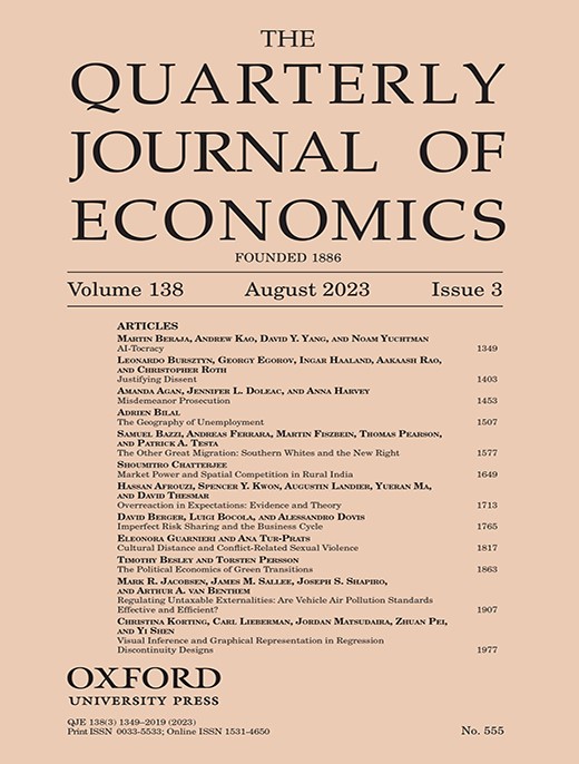 Quarterly Journal of Economics