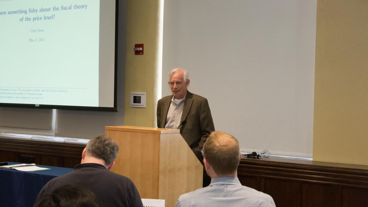 Distinguished Guest Lecture by Professor Christopher A. Sims on "Is there  something Fishy about the Fiscal Theory of the Price Level."