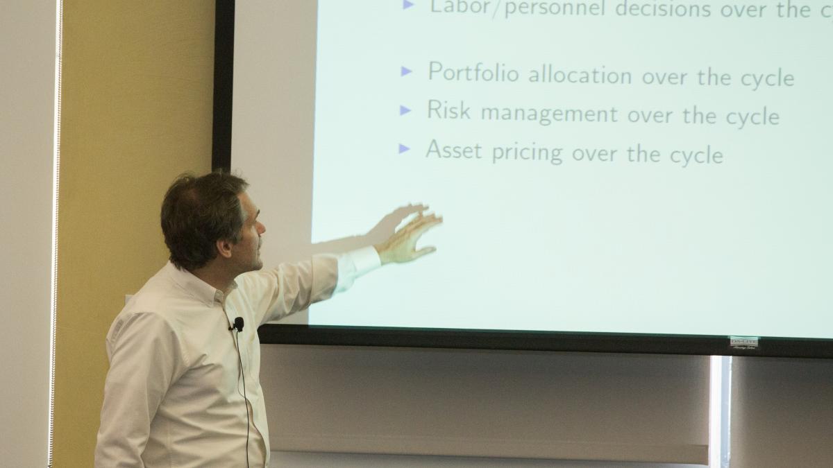 Professor Francis X. Diebold's lecture on  "Aspects of Modeling and Forecasting  for Financial Markets and Macro Fundamentals."