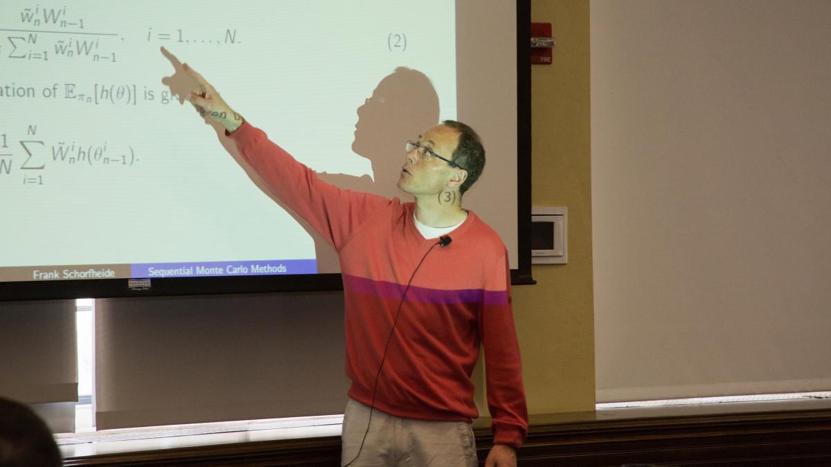 Professor Frank Schorfeide's Lecture on  "Recent Advances in the Econometric  Analysis of DSGE Models."