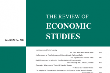 The Review of Economic Studies  Volume 86