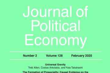 Journal of Political Economy Cover